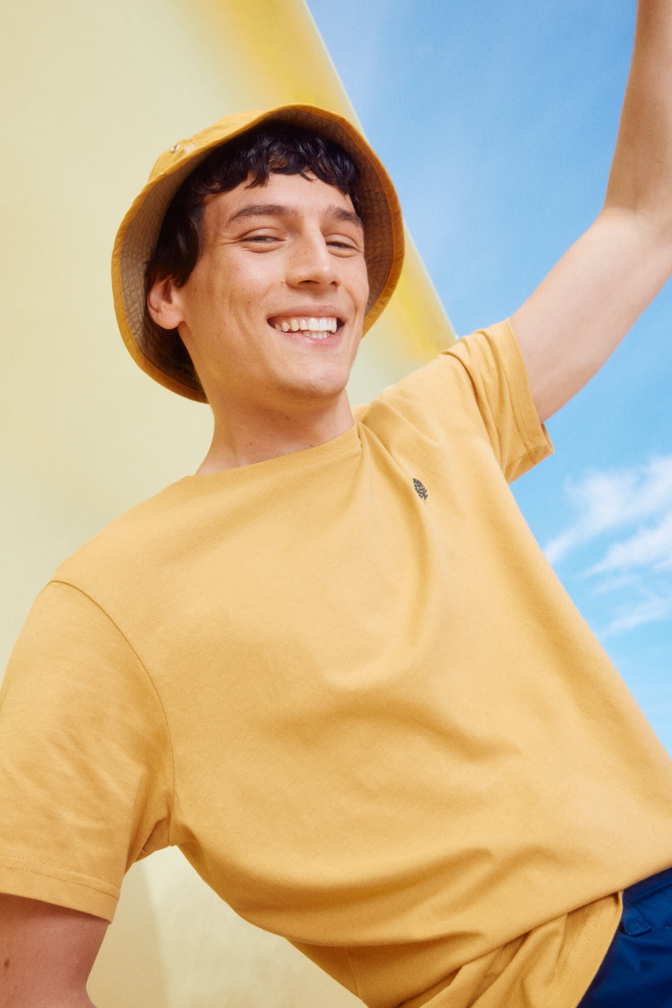 Springfield Playera b&aacute;sica &aacute;rbol amarillo
