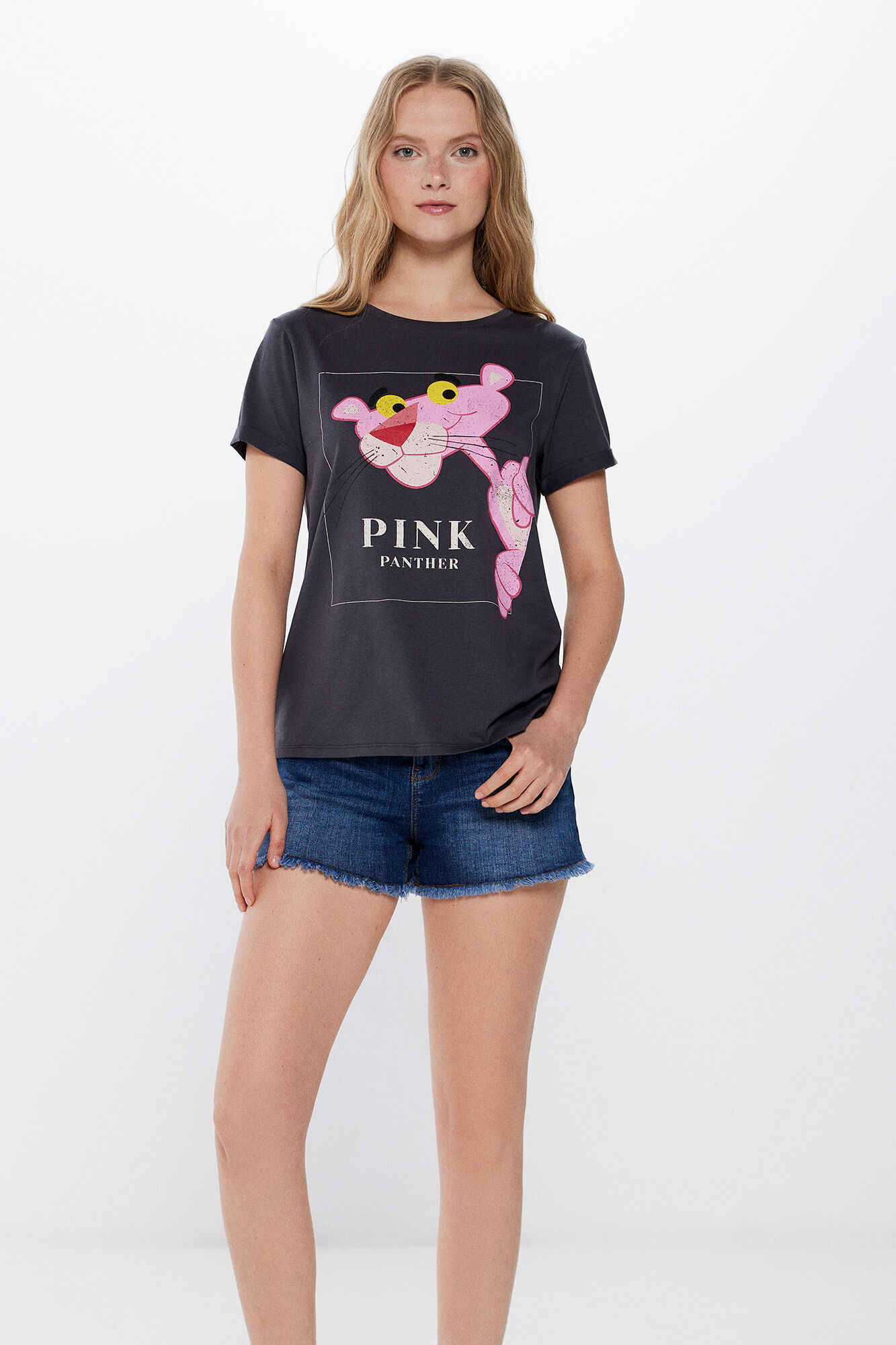 Springfield Playera "Pink Panther" amarillo
