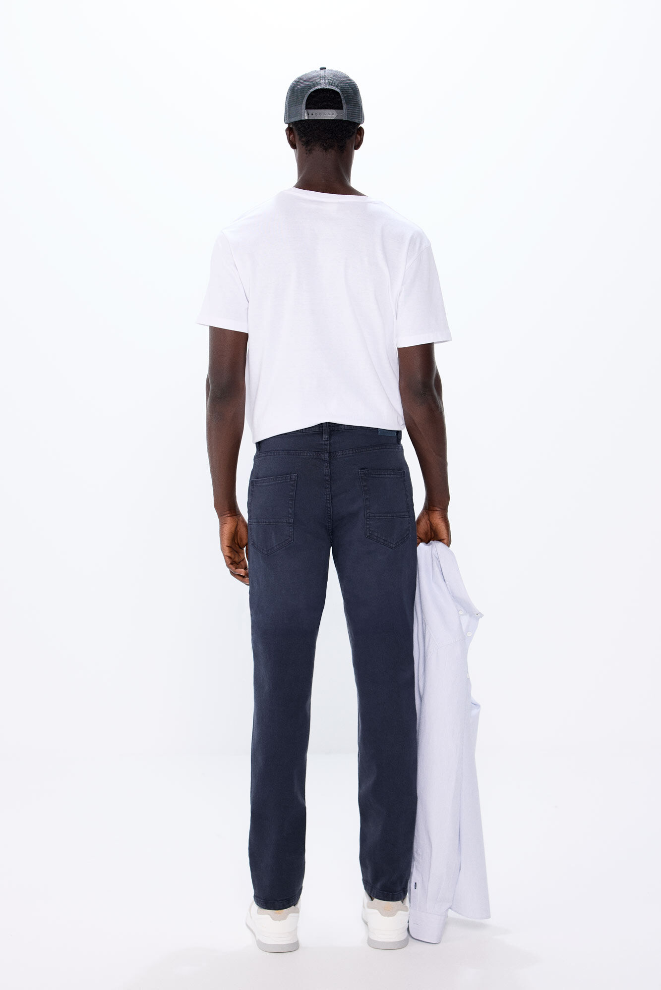 Springfield Pantal&oacute;n color slim fit azul
