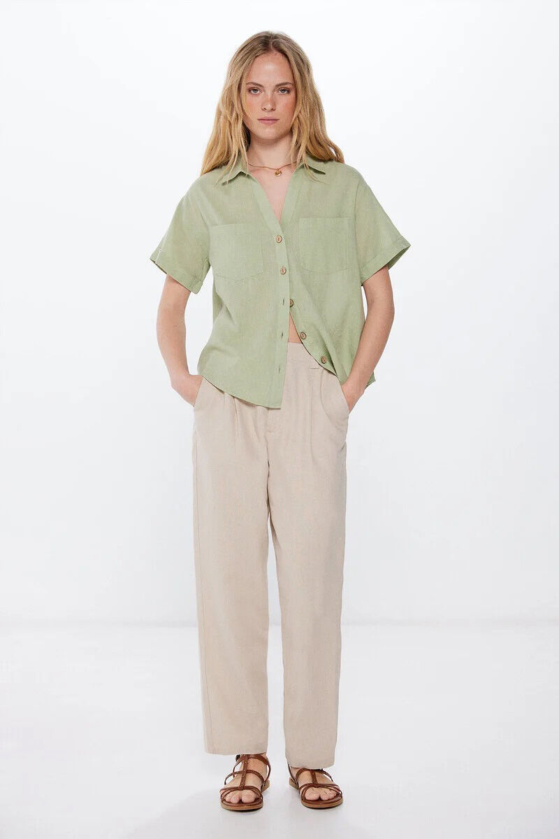Springfield Pantal&oacute;n chino lino beige
