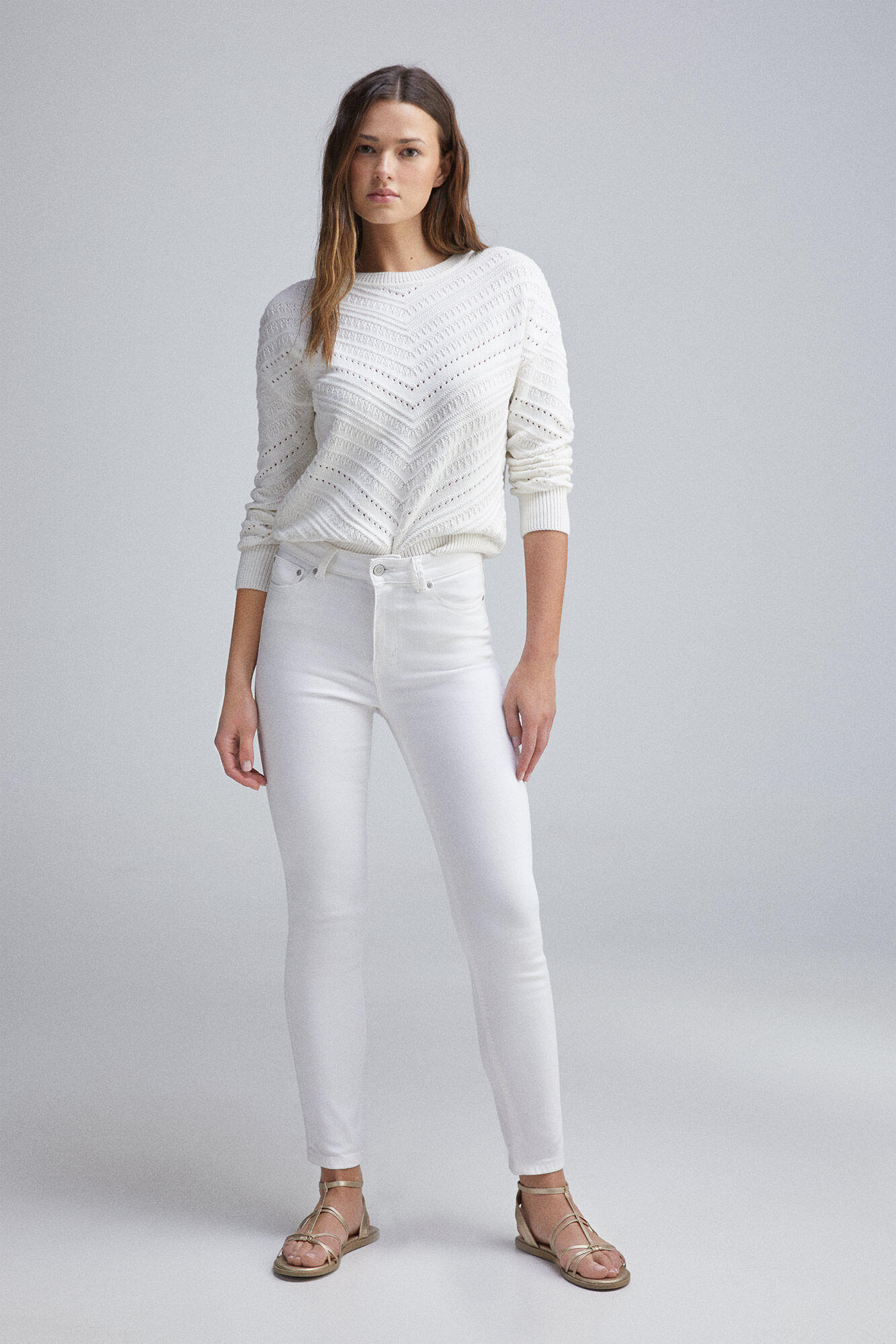 Springfield Jeans slim cropped color