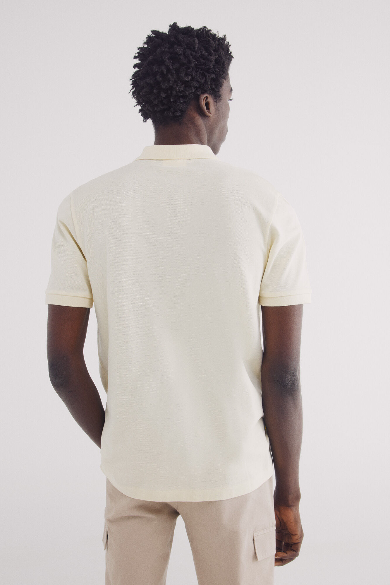 Springfield Polo piqu&eacute; b&aacute;sico regular fit amarillo