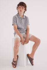 Springfield Kids Polo a rayas ni&ntilde;o azul