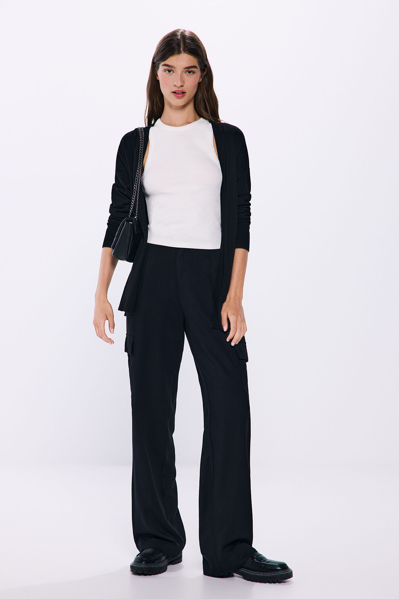 Springfield Cardigan liso abierto