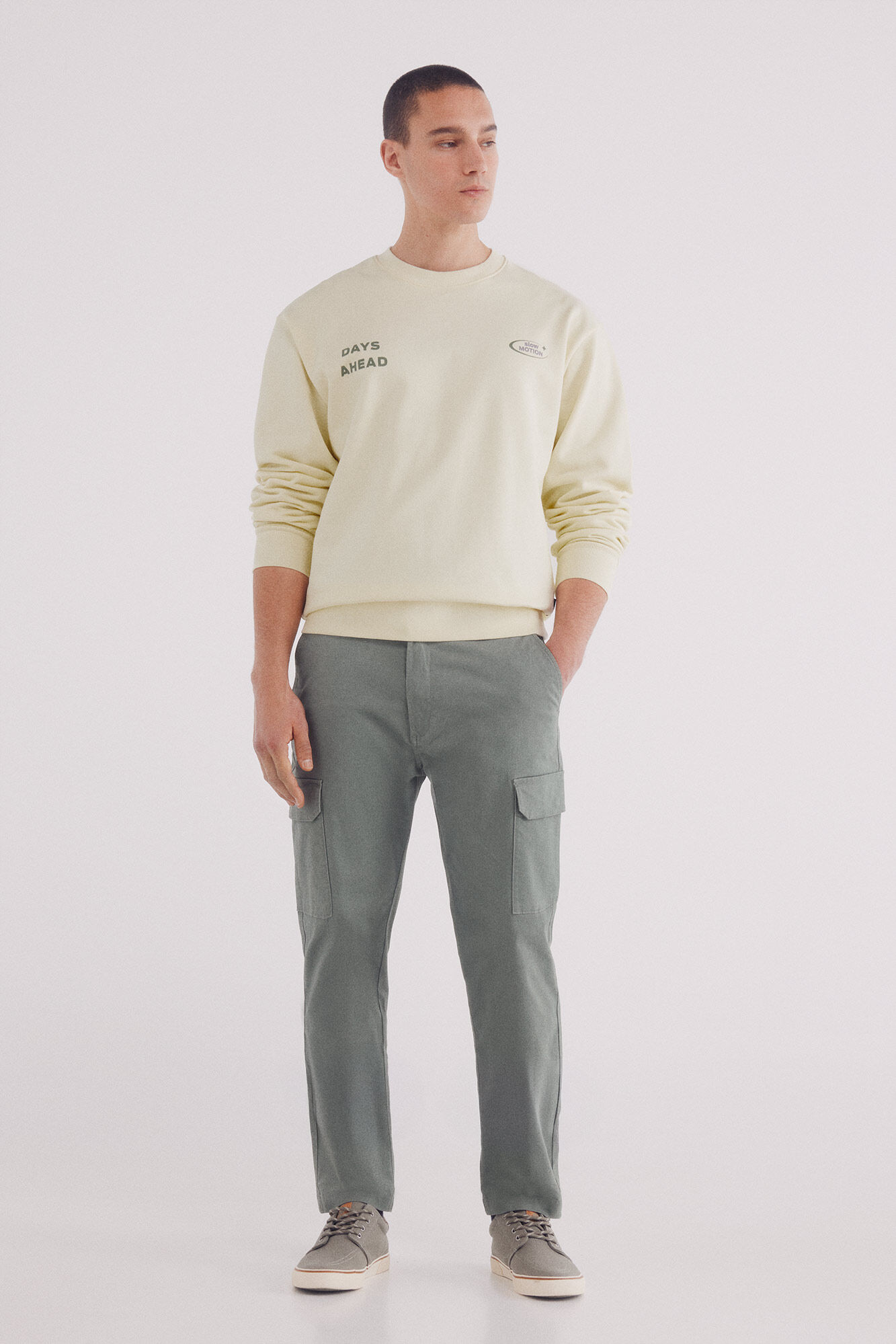 Springfield Sudadera slow motion amarillo