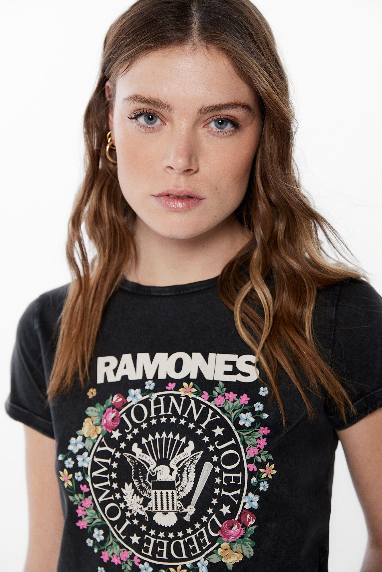 Springfield Playera "Ramones" amarillo
