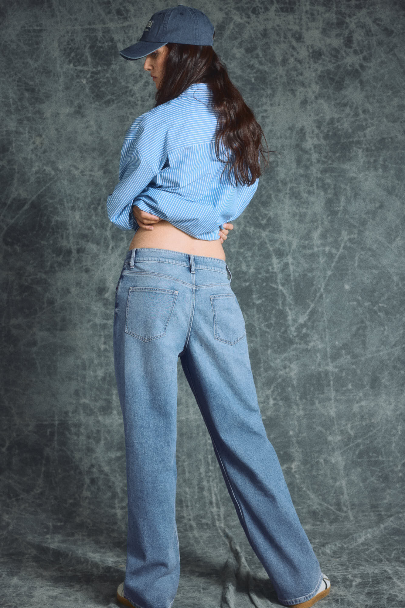 Springfield Jeans Wide Leg azul indigo