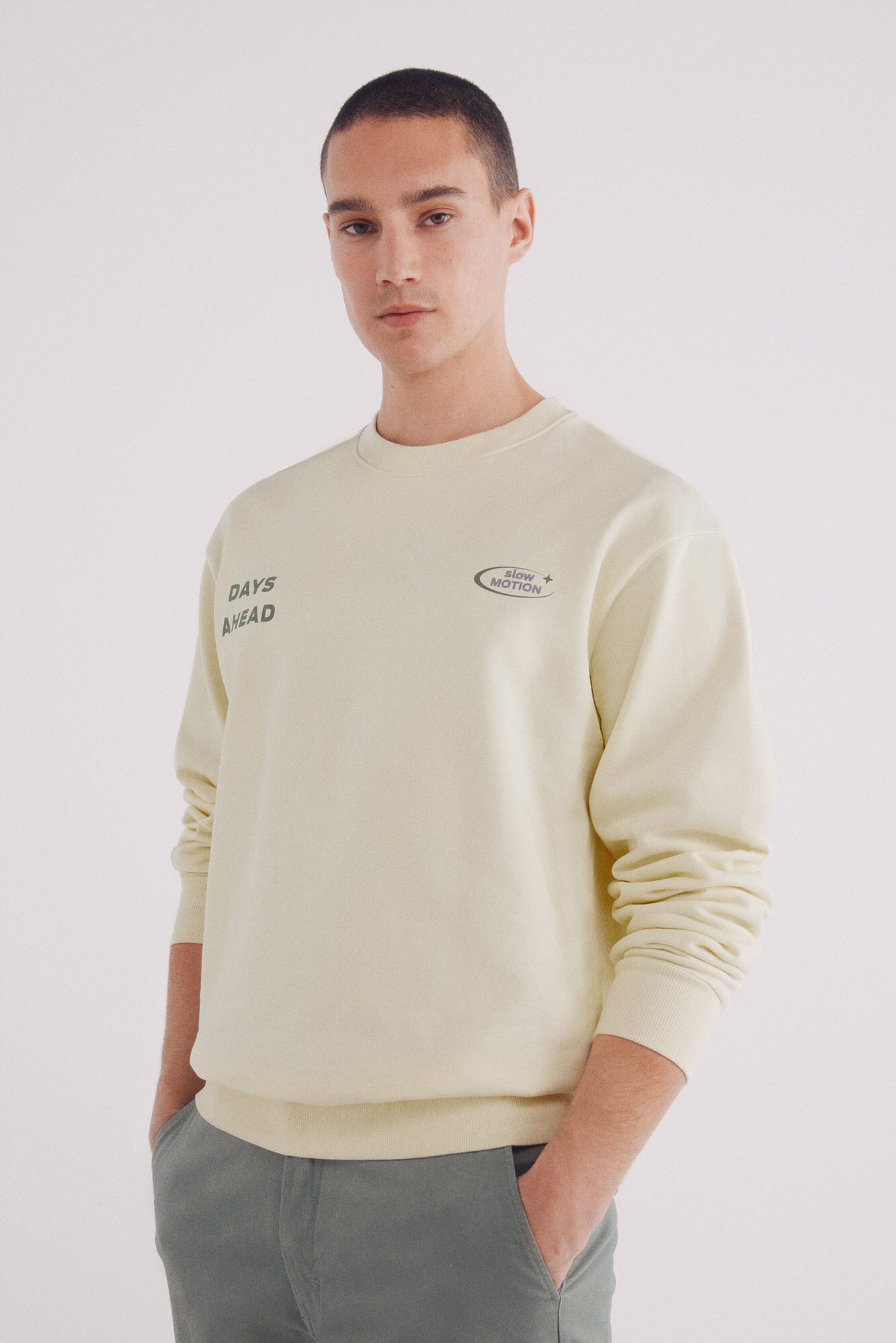 Springfield Sudadera slow motion amarillo