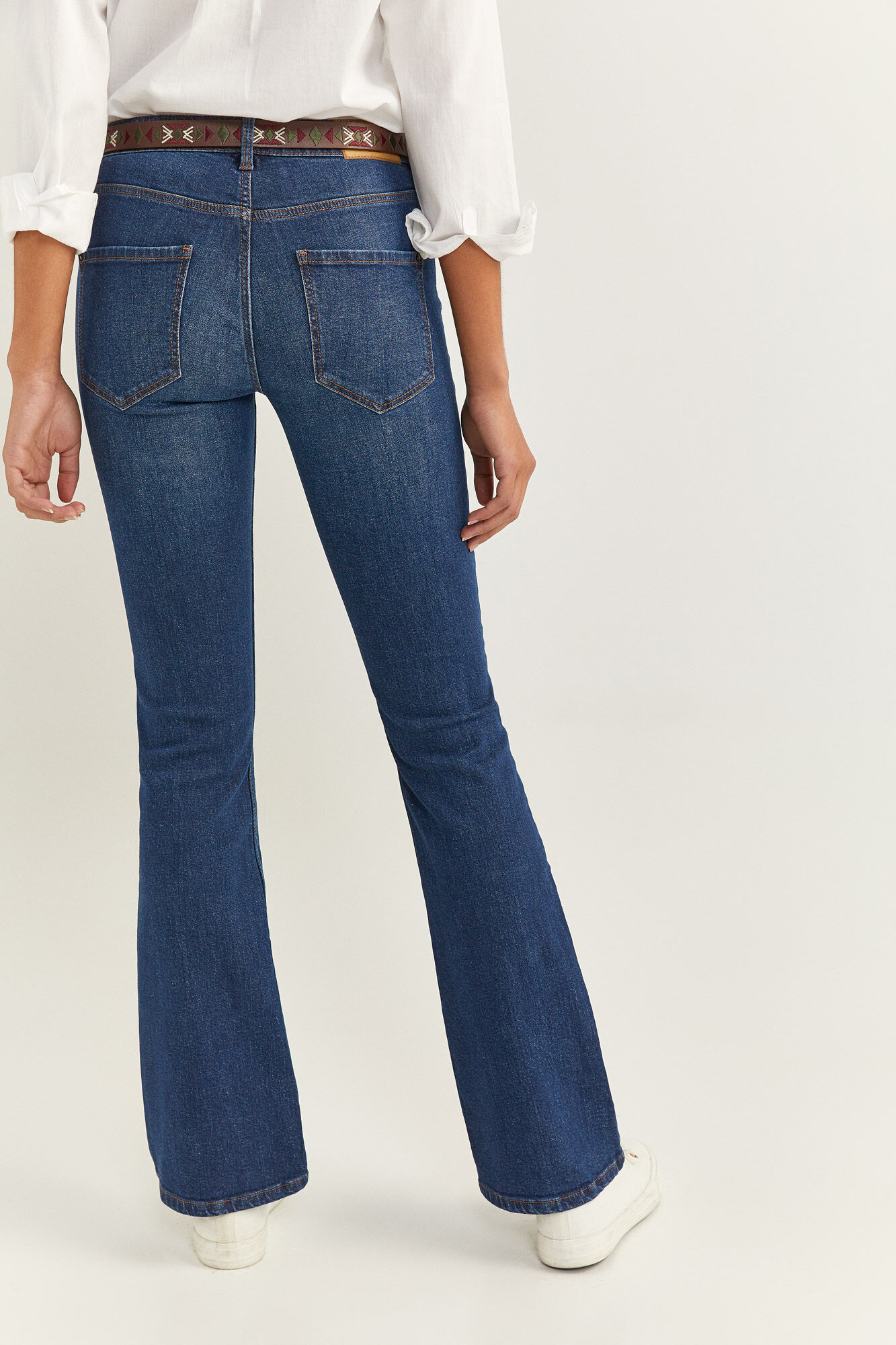 Springfield Jeans Flare azul