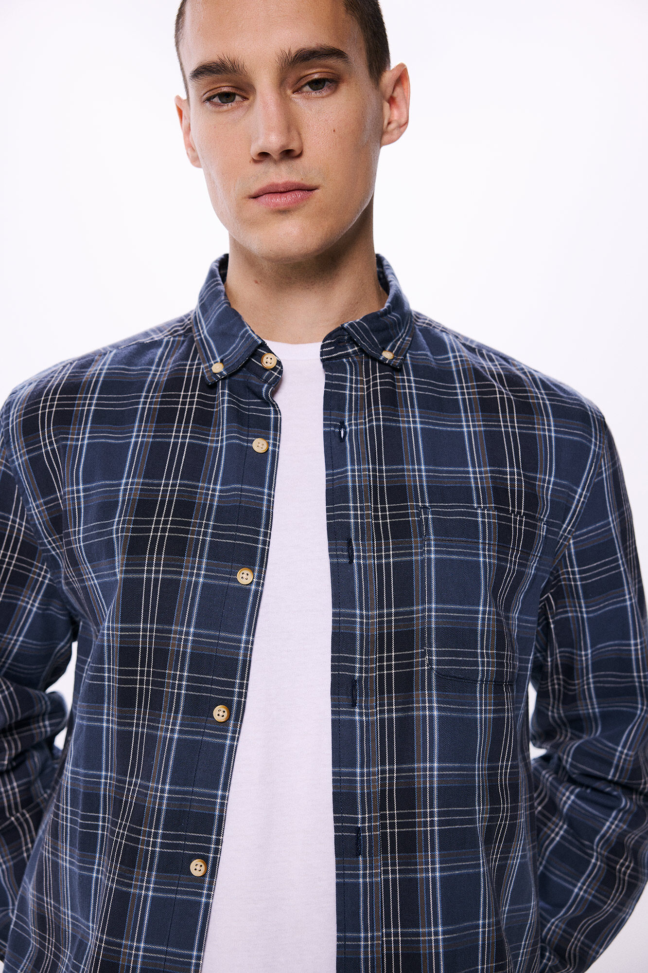 Springfield Camisa franela cuadros
