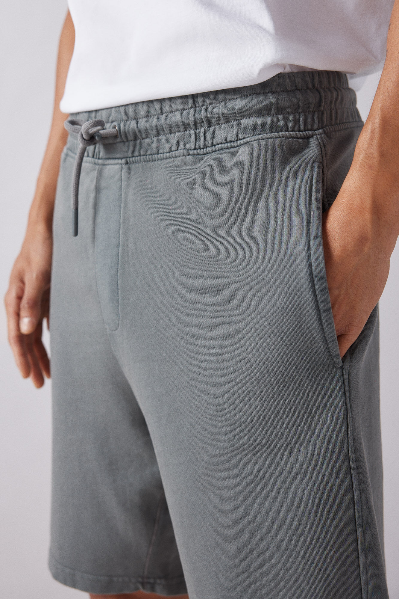 Springfield Bermuda jogger lavada gris