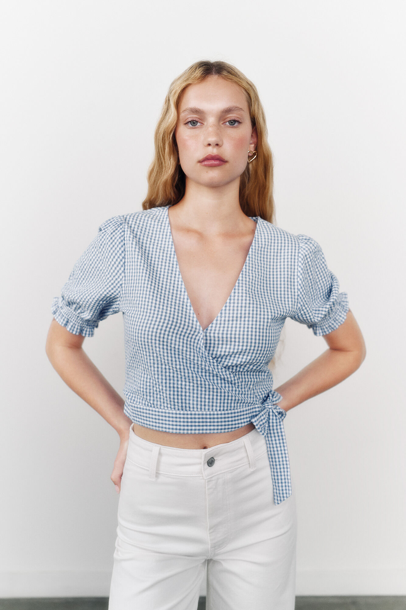 High Spirits Blusa "Whisper" azul