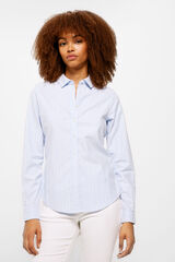 Springfield Camisa Oxford algod&oacute;n azul mezcla