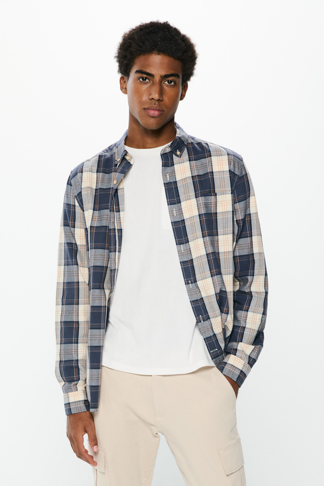 Springfield Camisa franela cuadros
