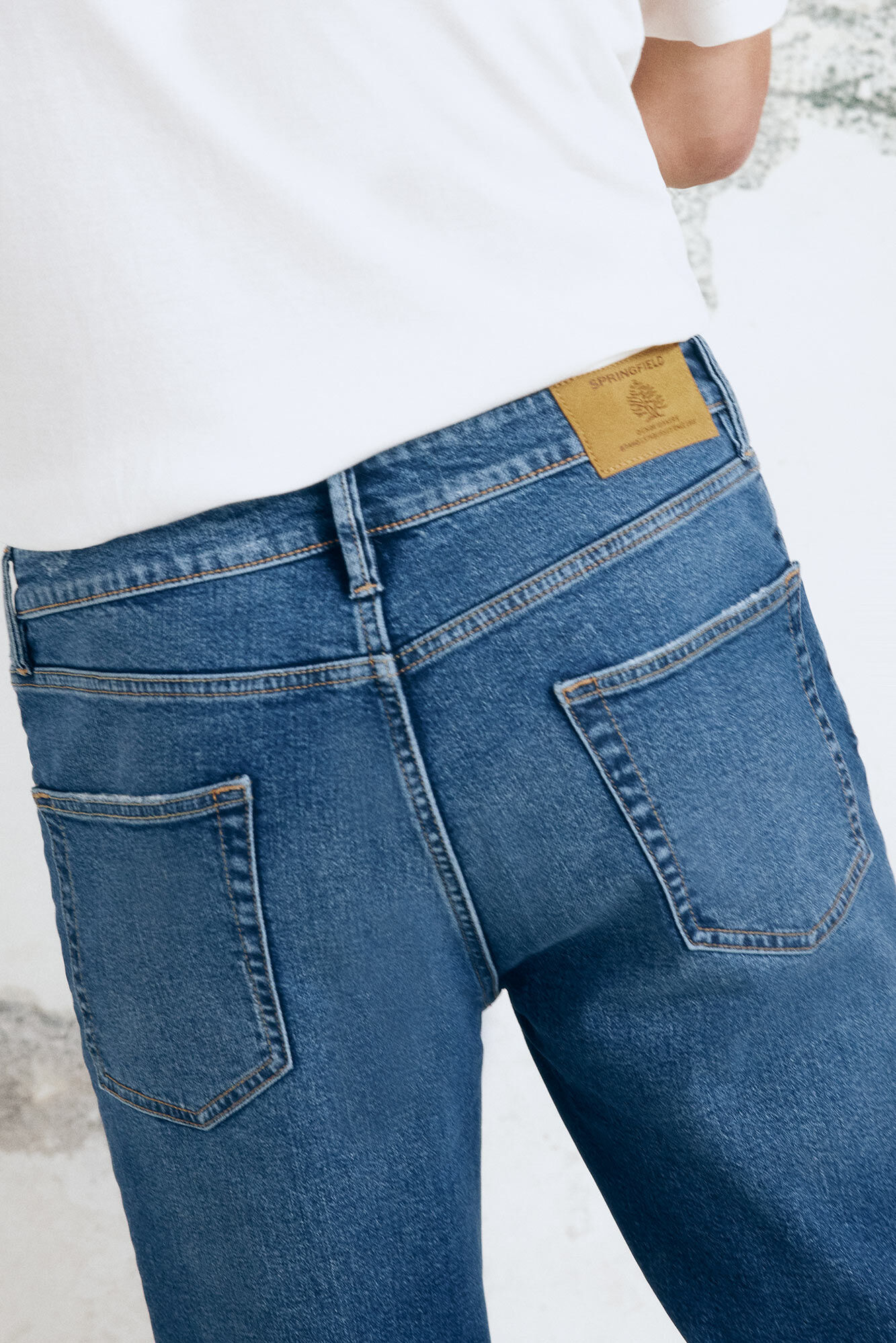 Springfield Jeans slim fit azulado