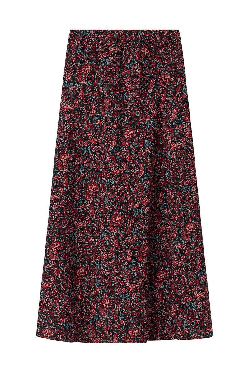 Springfield Falda midi estampada negro
