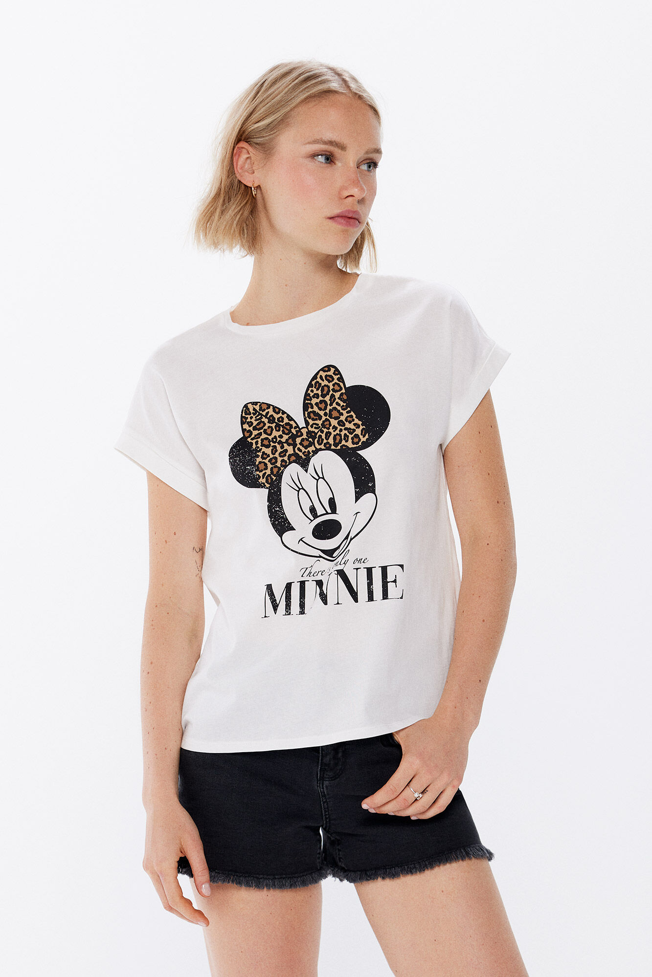 Springfield Playera "Minnie" lazo leopardo