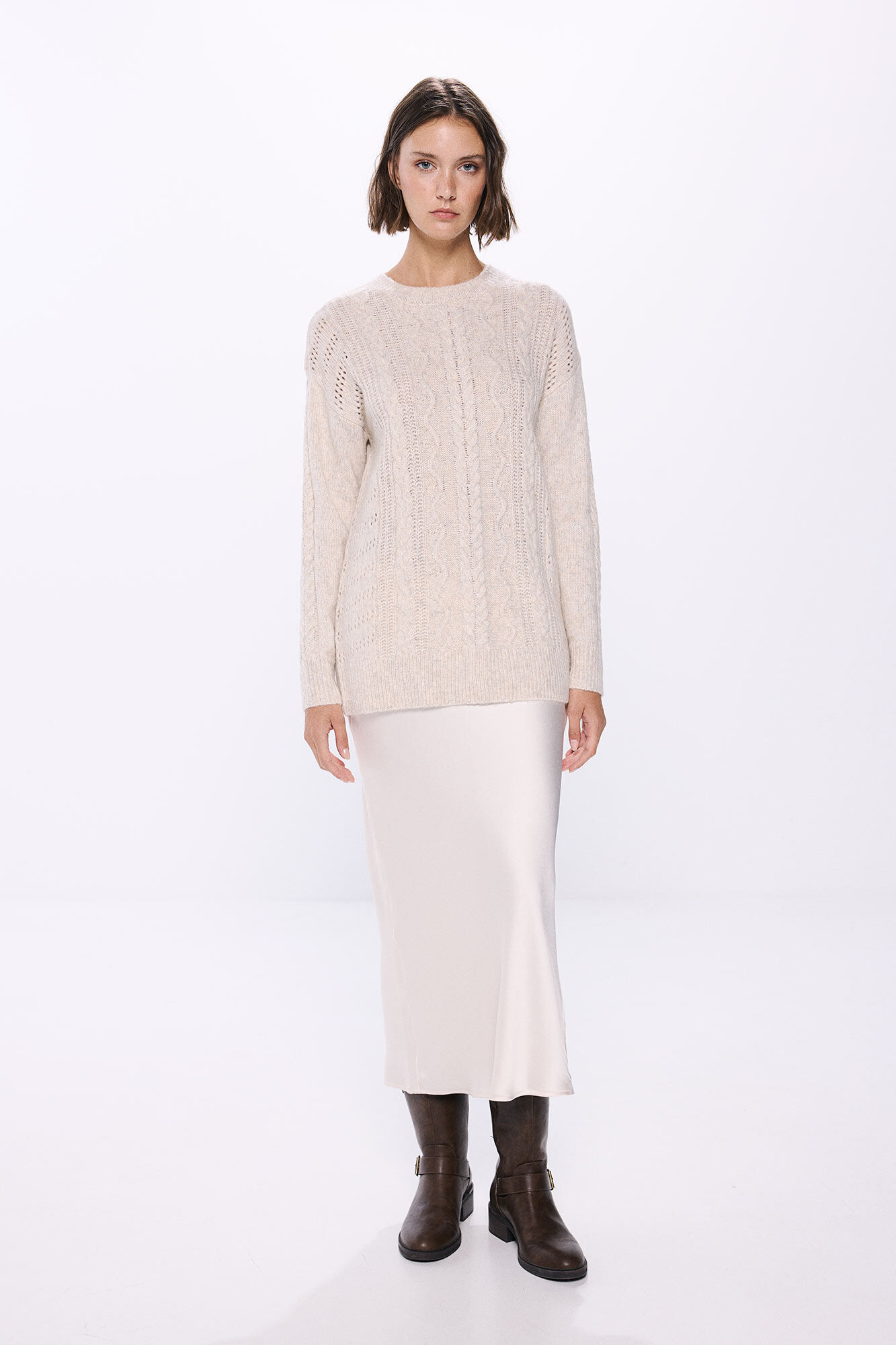 Springfield Falda midi satinada