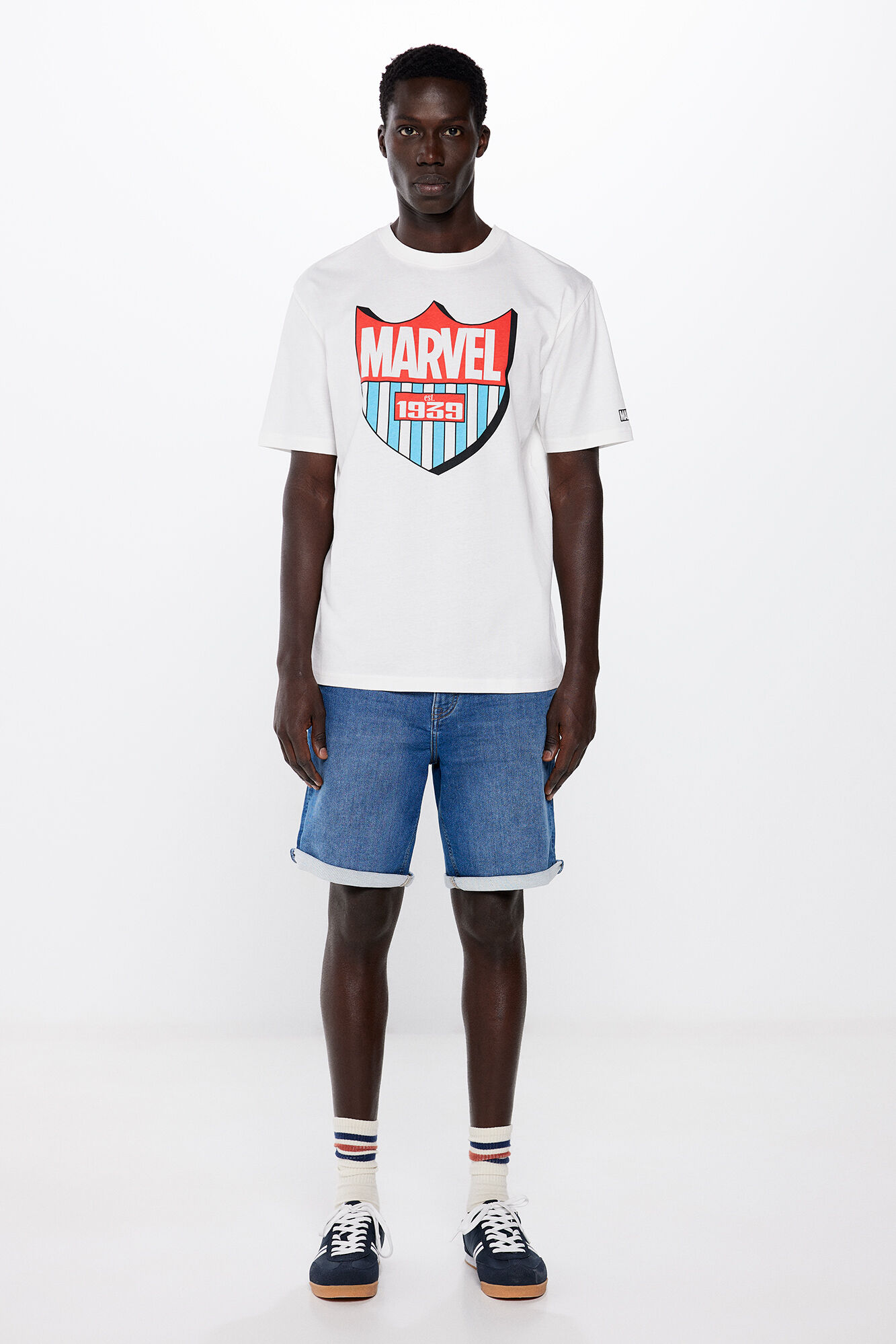 Springfield Playera Marvel marfil