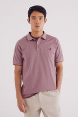 Springfield Polo piqu&eacute; detalles contraste regular fit naranja