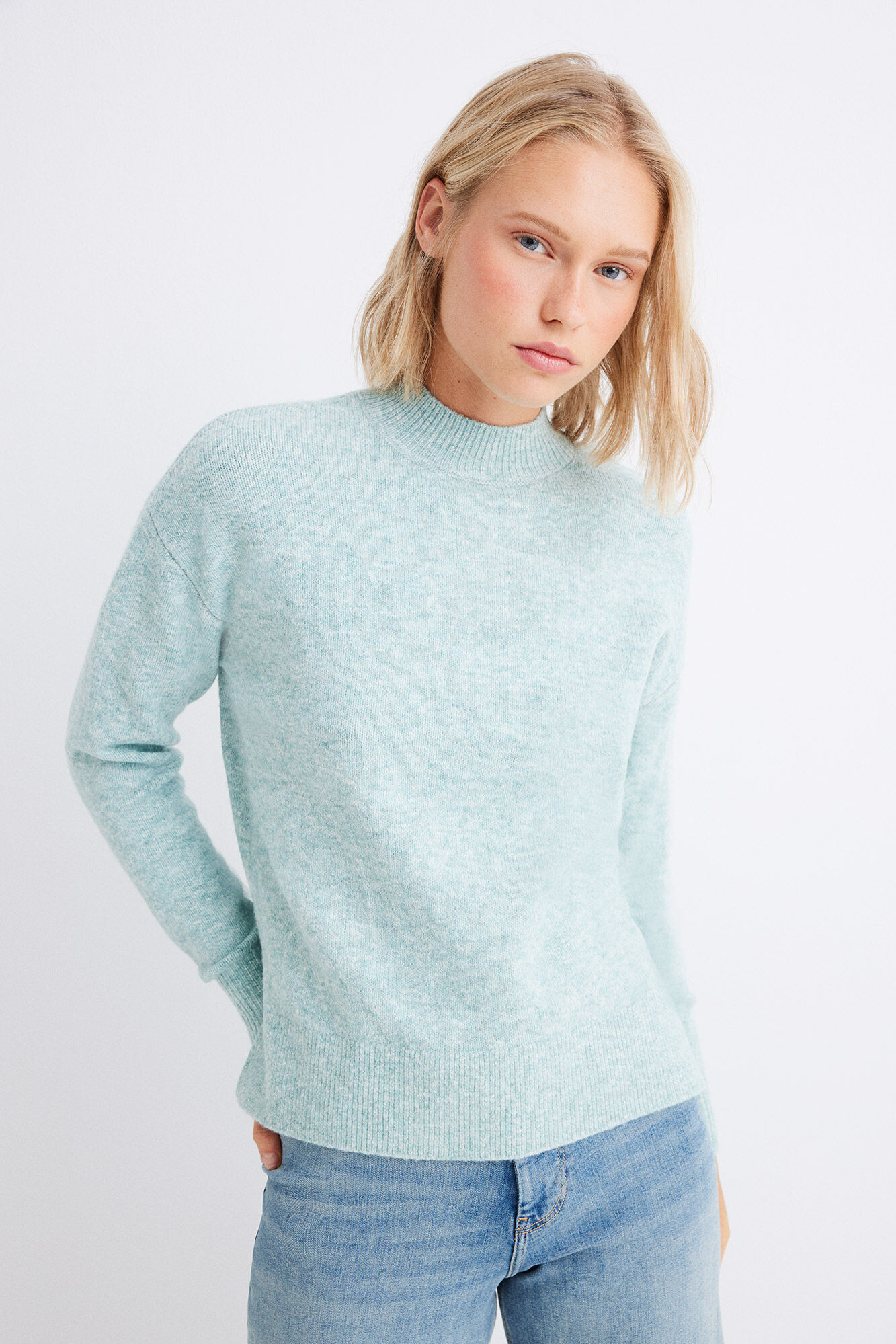 Springfield Jersey cuello perkins melange