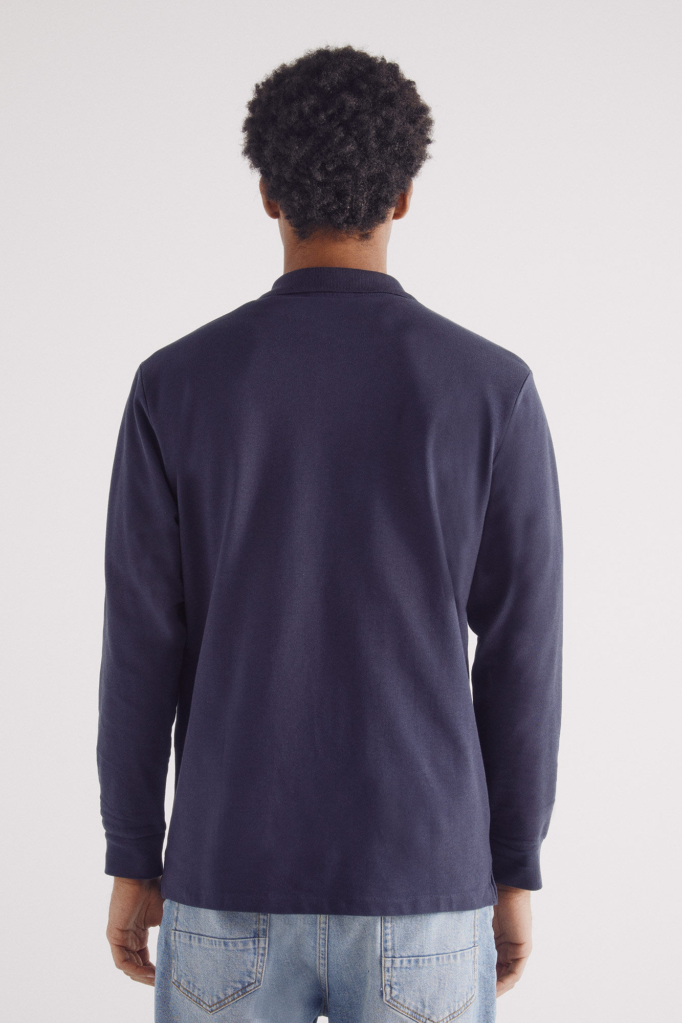 Springfield Polo piqu&eacute;  manga larga azul