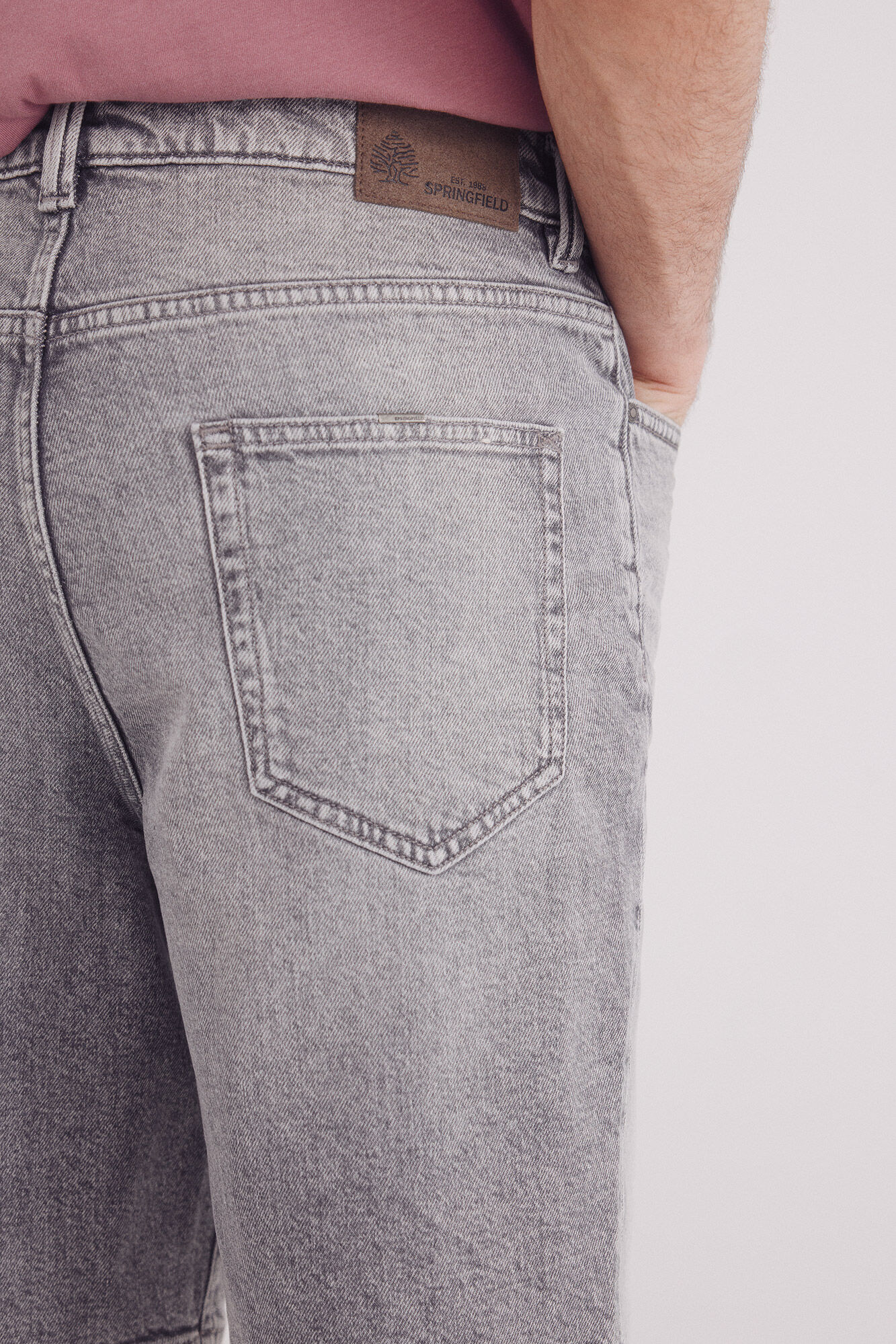 Springfield Bermudas denim  gris