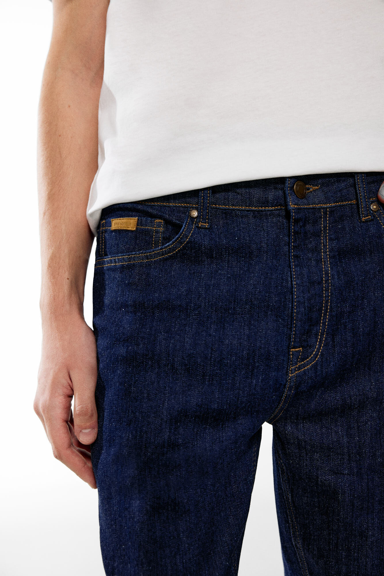Springfield Jeans slim lavado desencolado