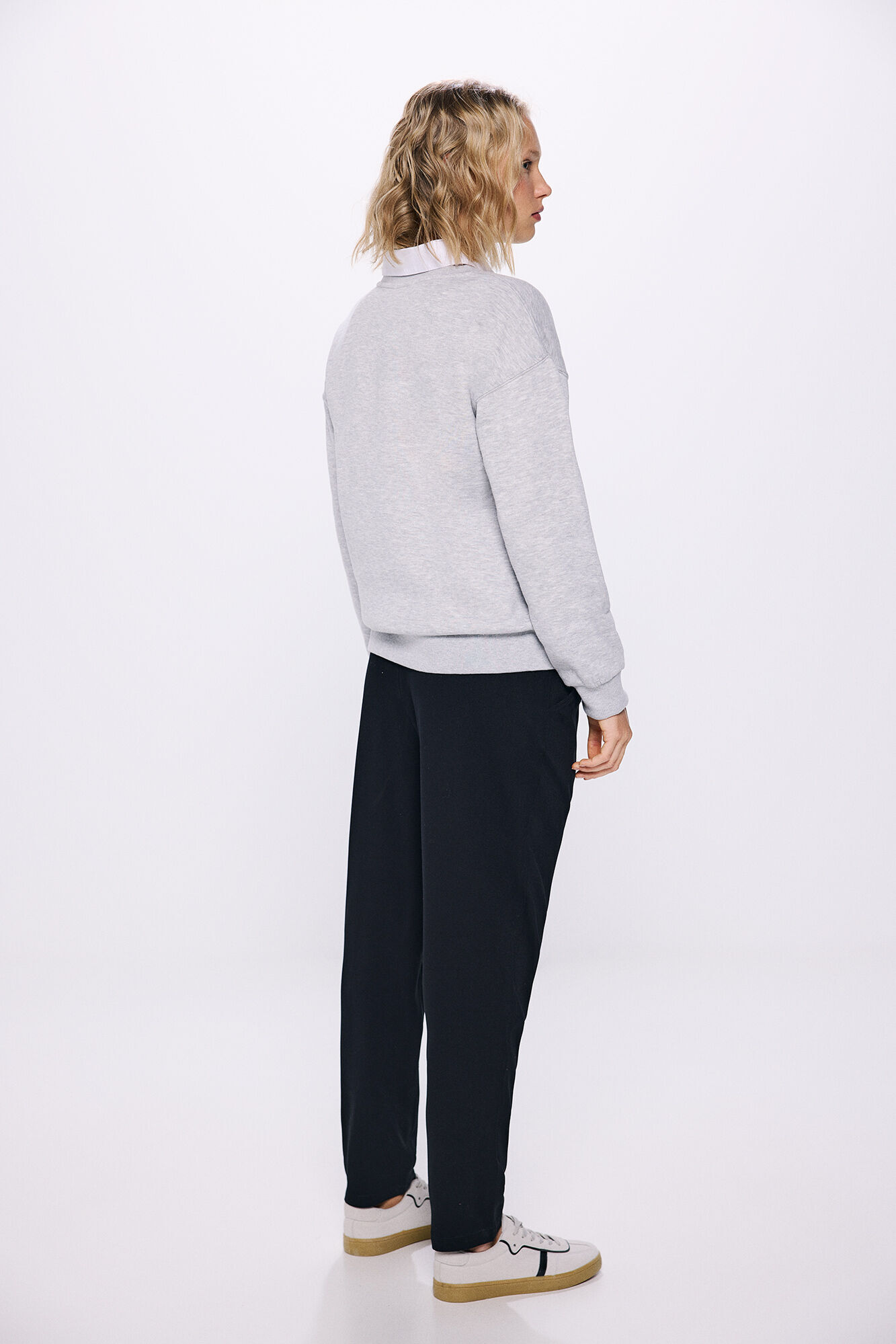 Springfield Pantal&oacute;n jogger fluido negro