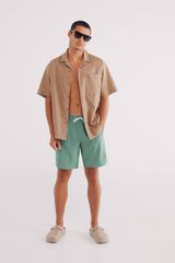 Springfield Ba&ntilde;ador liso logo Springfield verde