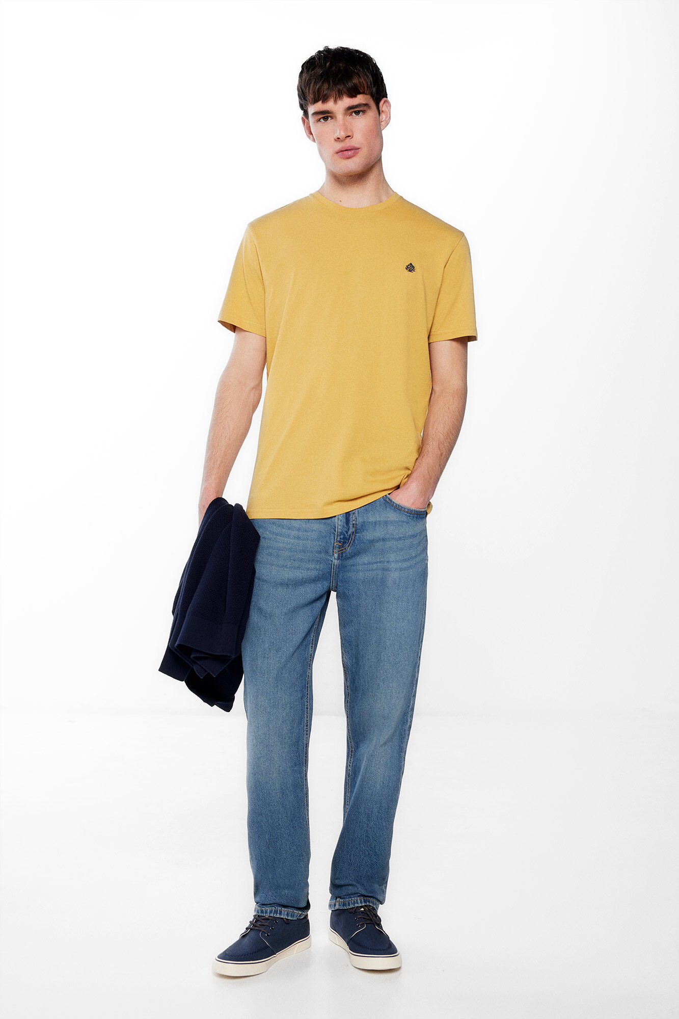 Springfield Playera b&aacute;sica &aacute;rbol amarillo