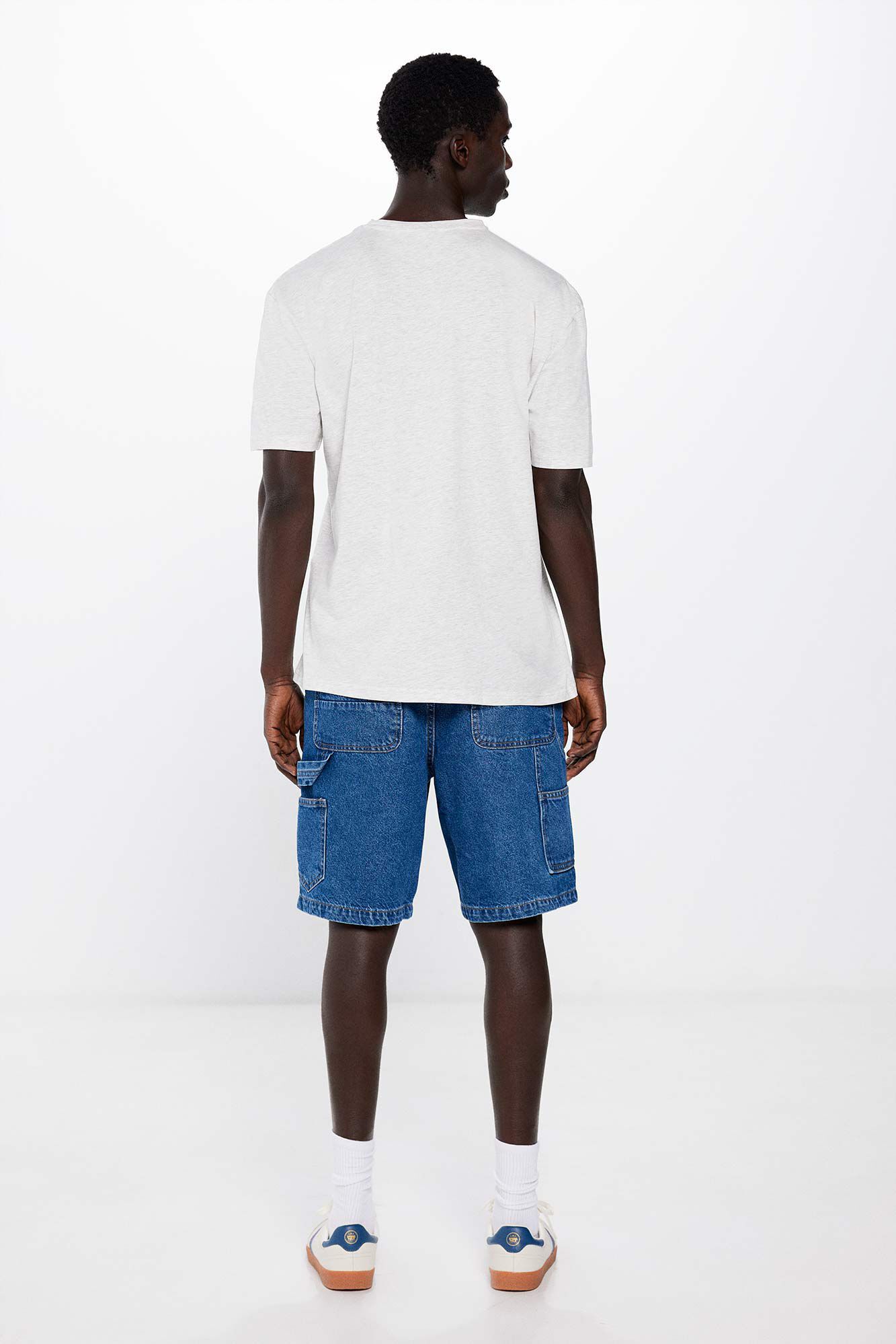 Springfield Bermuda vaquera regular fit azulado