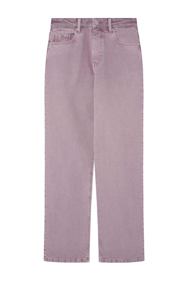 Springfield Jeans straight wide color morado/lila