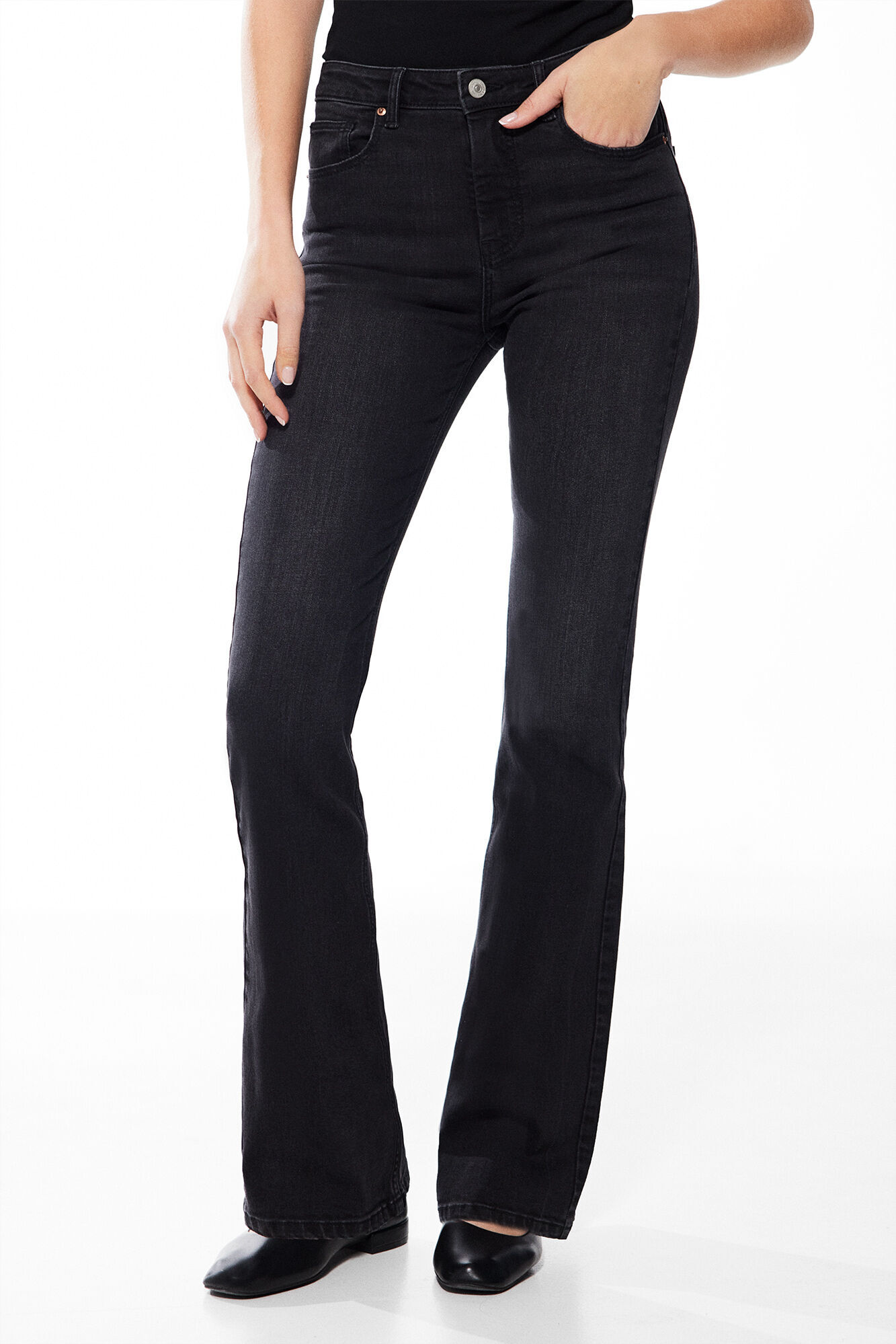 Springfield Jeans Flare negro