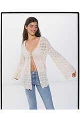 Springfield Cardigan Pointelle natural