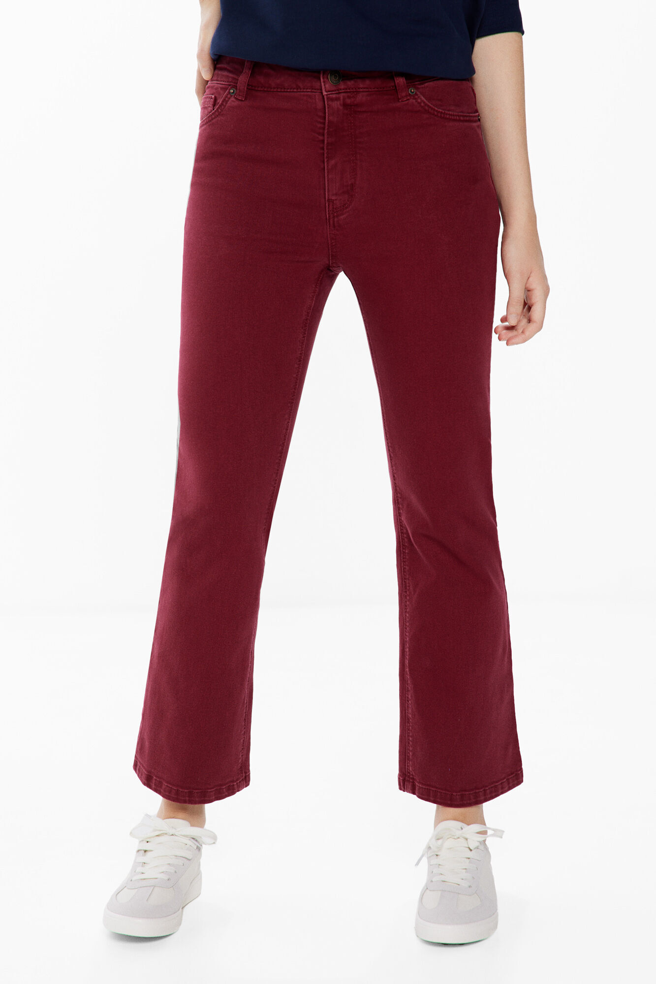 Springfield Jeans color kick flare