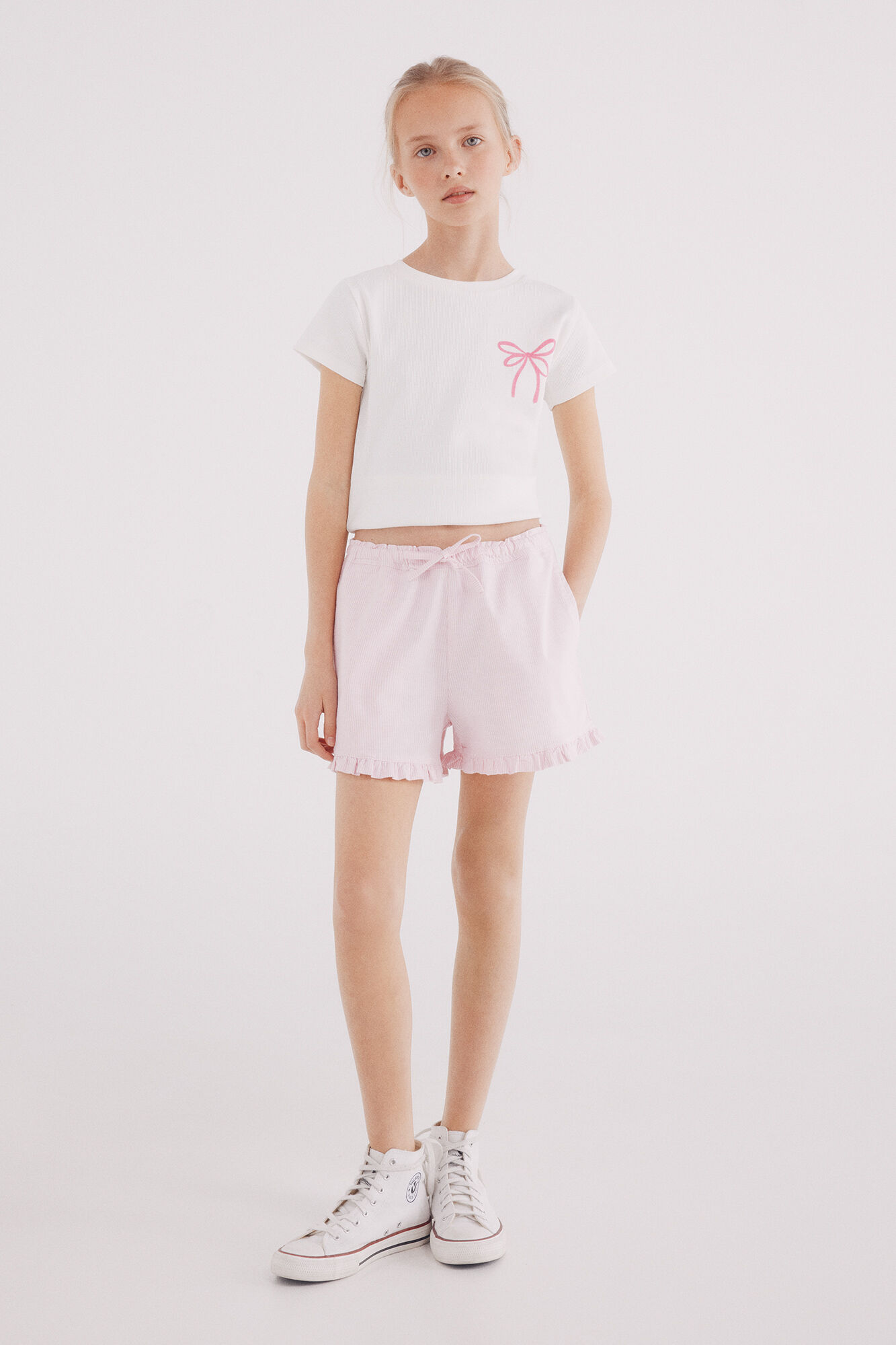 Springfield Kids Playera lazo ni&ntilde;a natural