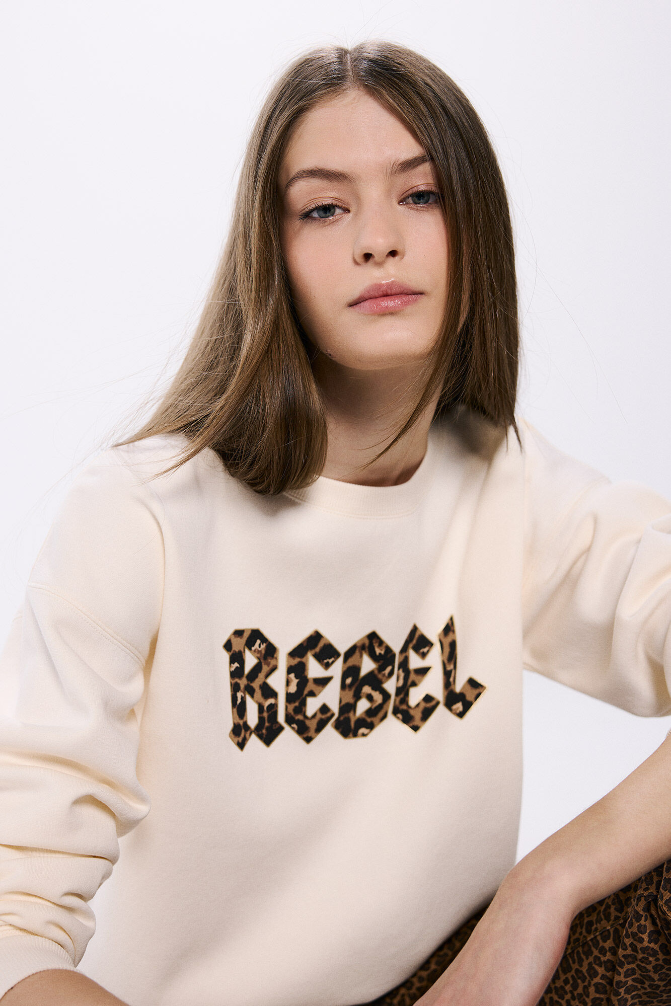 Springfield Sudadera "Rebel" blanco