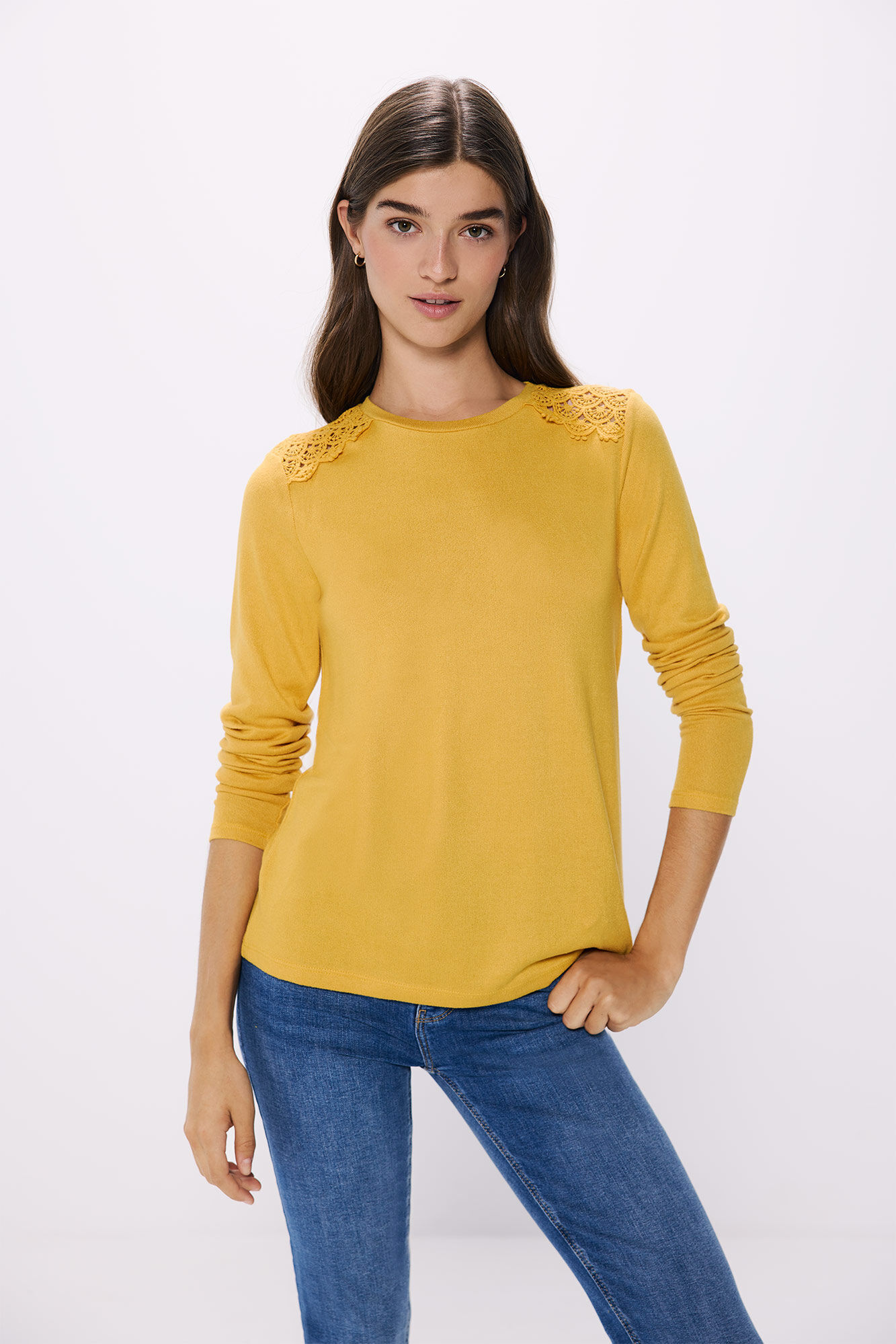 Springfield Playera crochet hombros