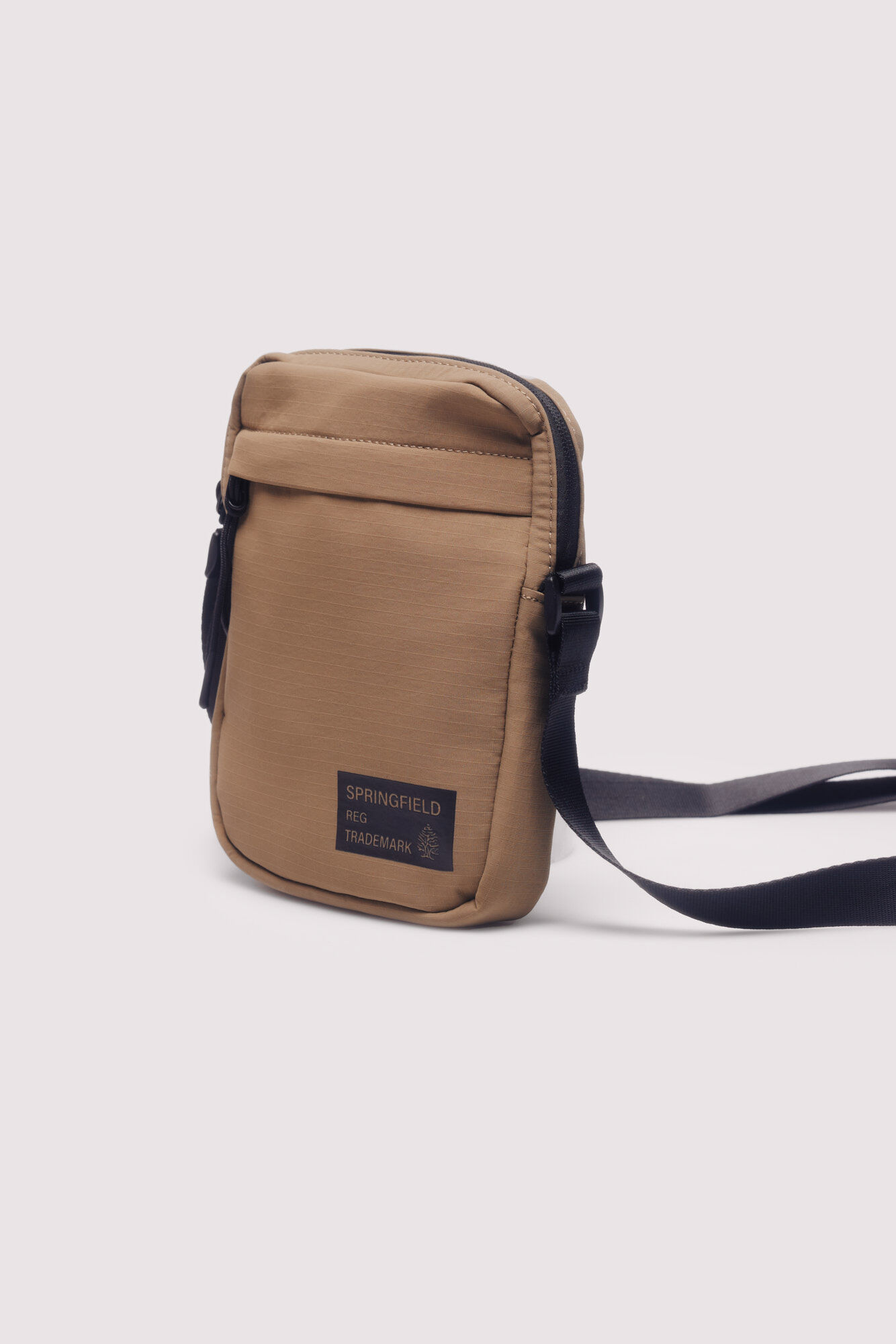 Springfield Bolsa peque&ntilde;a casual ripstock beige