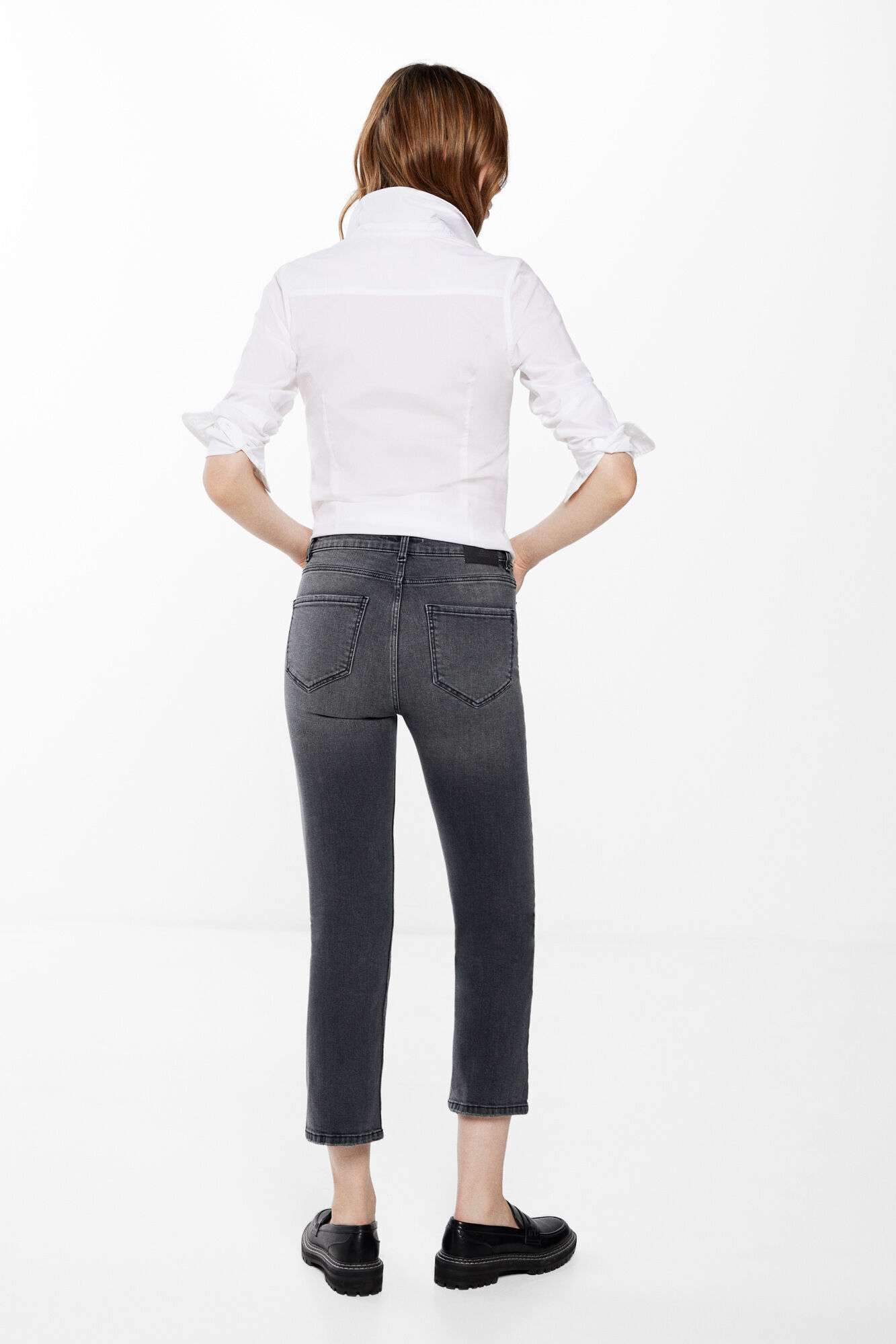 Springfield Jeans Kick Flare negro