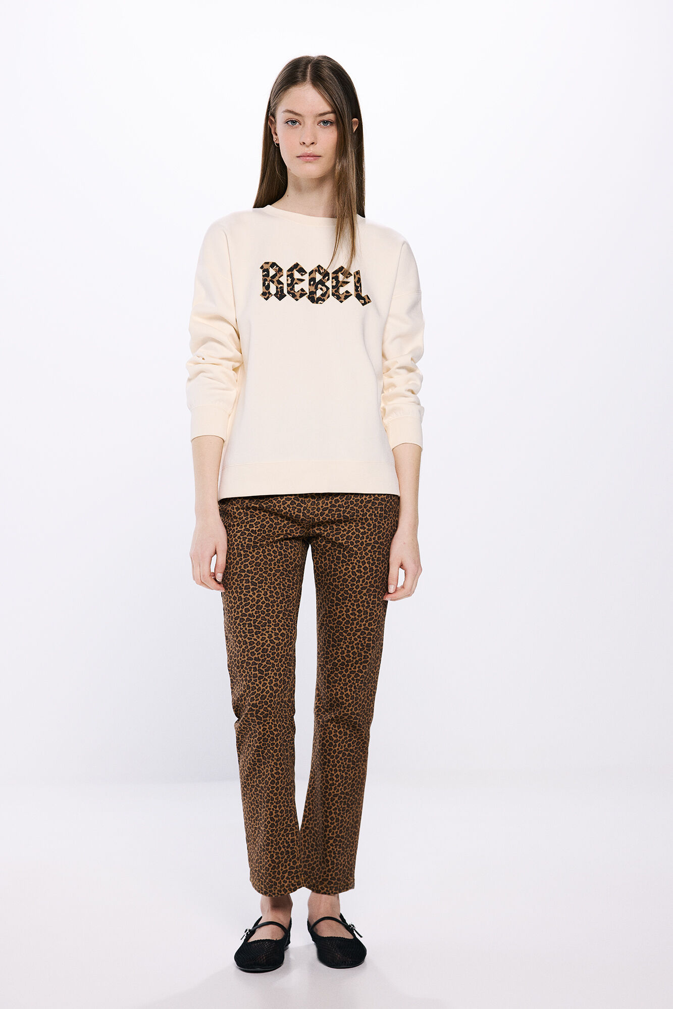 Springfield Sudadera "Rebel" blanco