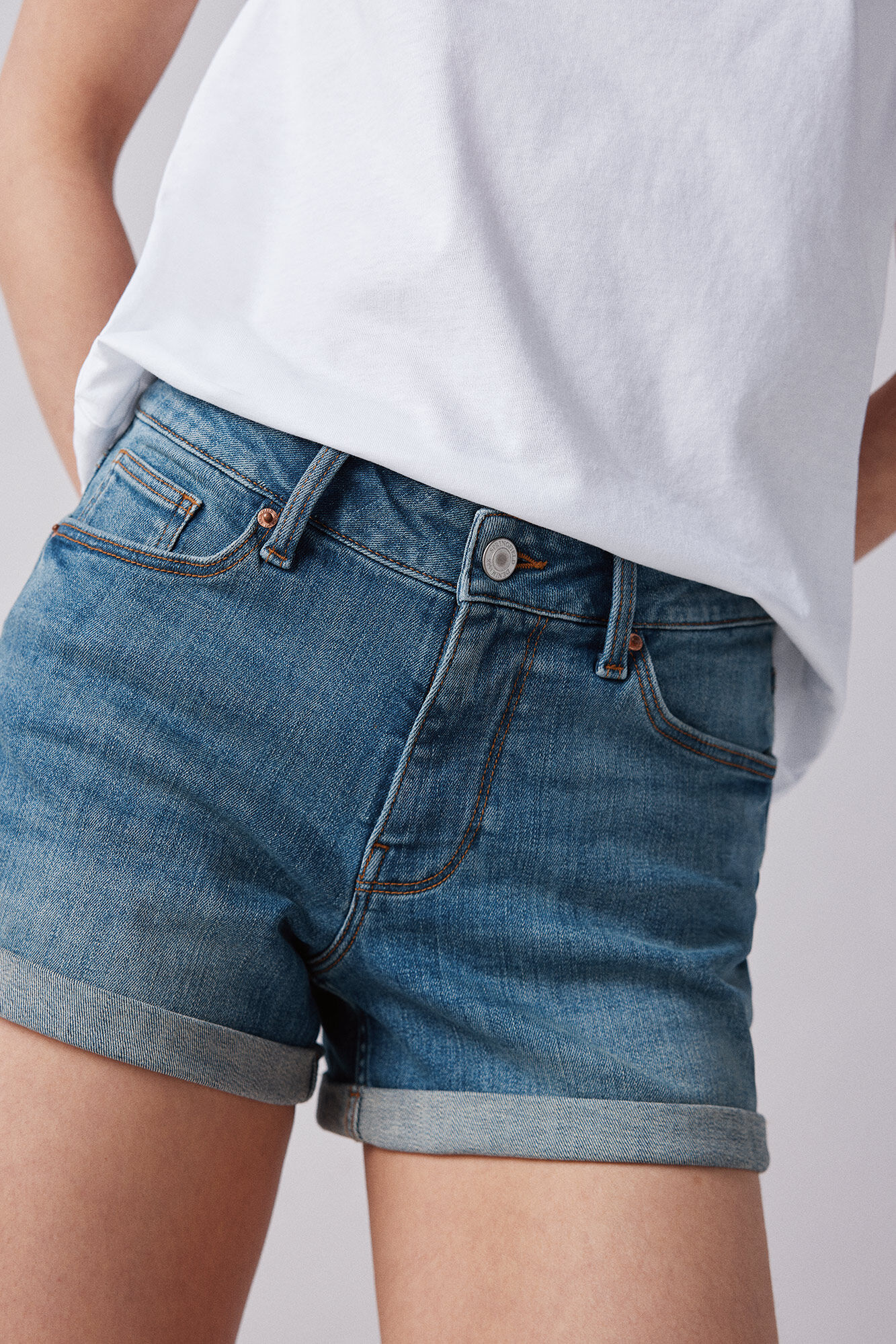 Springfield Shorts jeans b&aacute;sicos