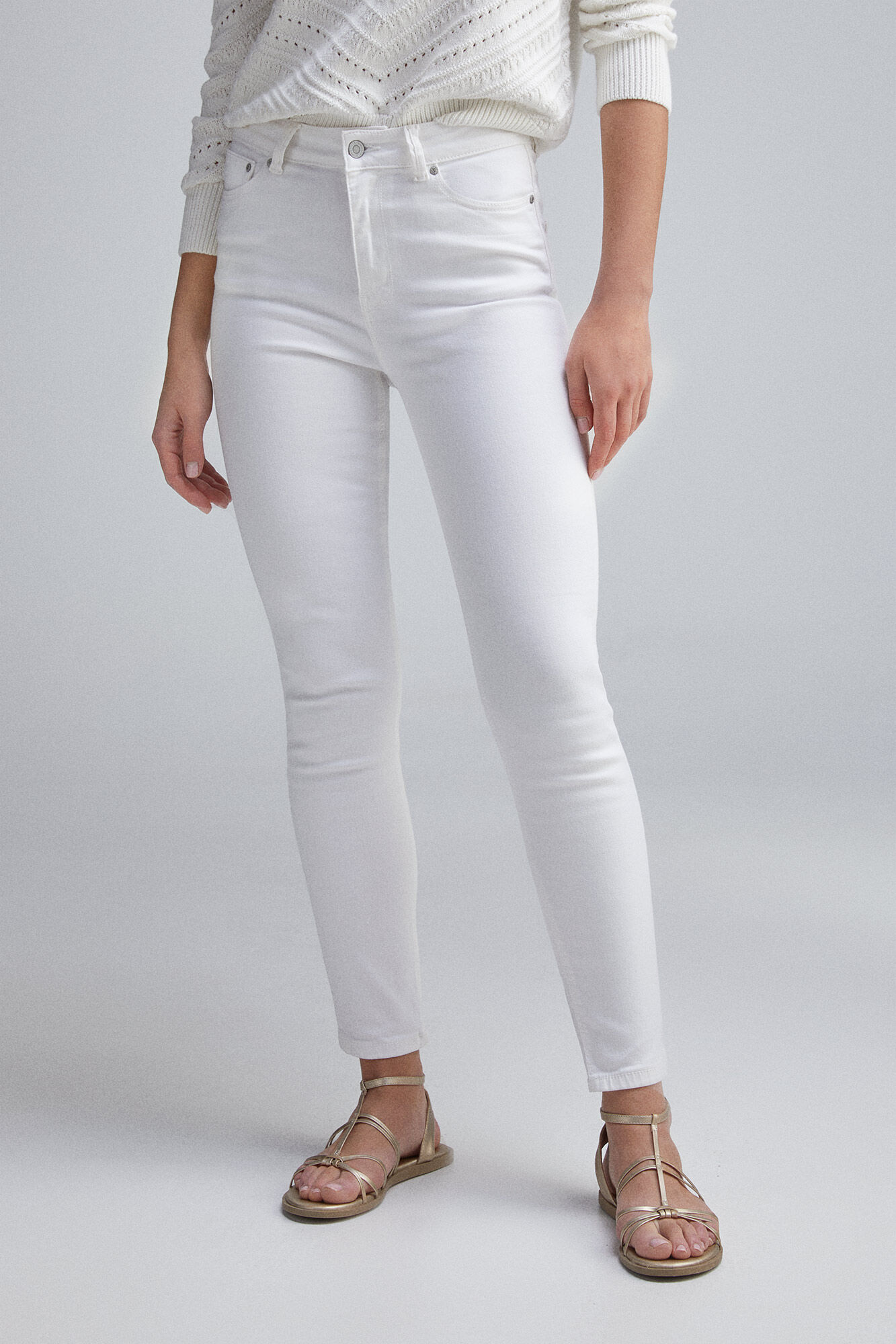 Springfield Jeans slim cropped color