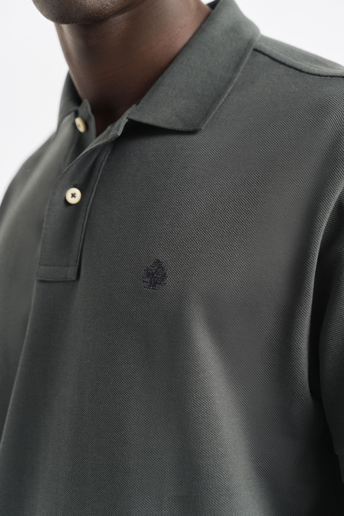 Springfield Polo piqu&eacute; basico regular fit verde