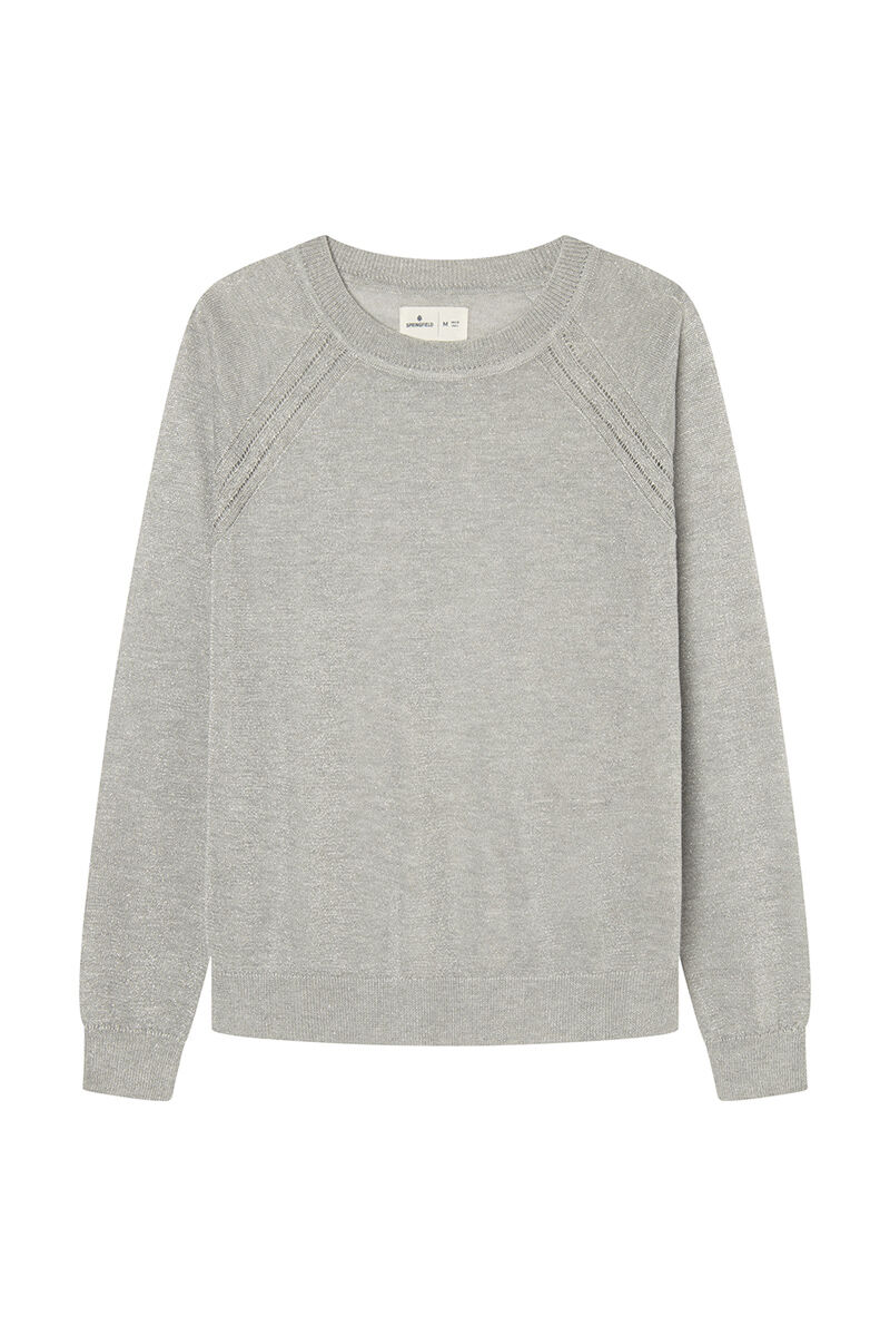 Springfield Su&eacute;ter viscosa lurex gris