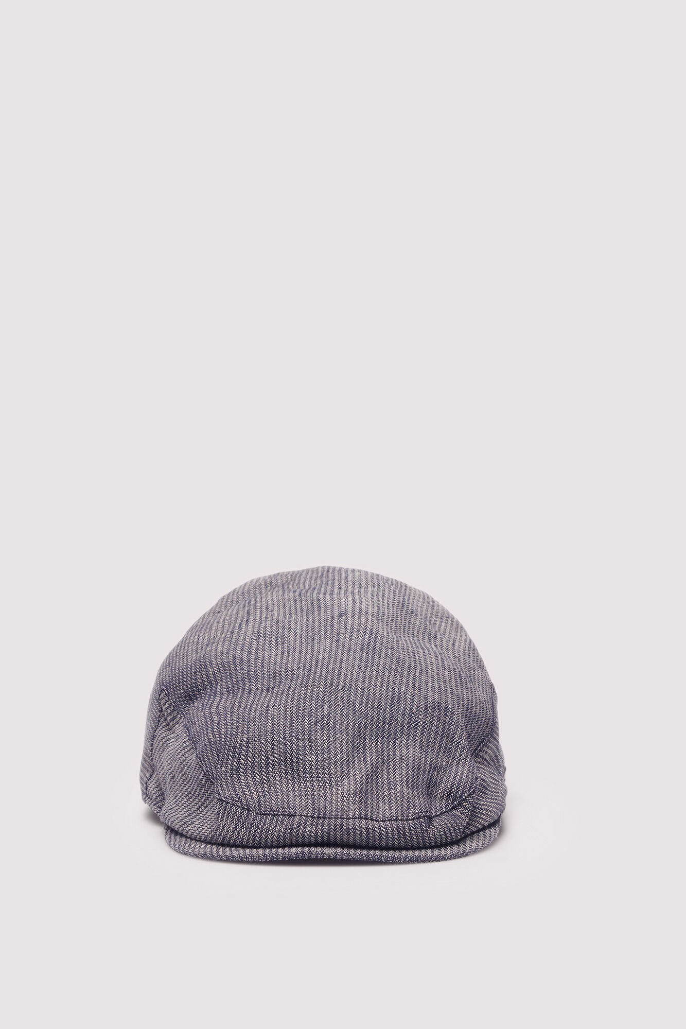 Springfield Gorra plana mezcla lino espiga azul