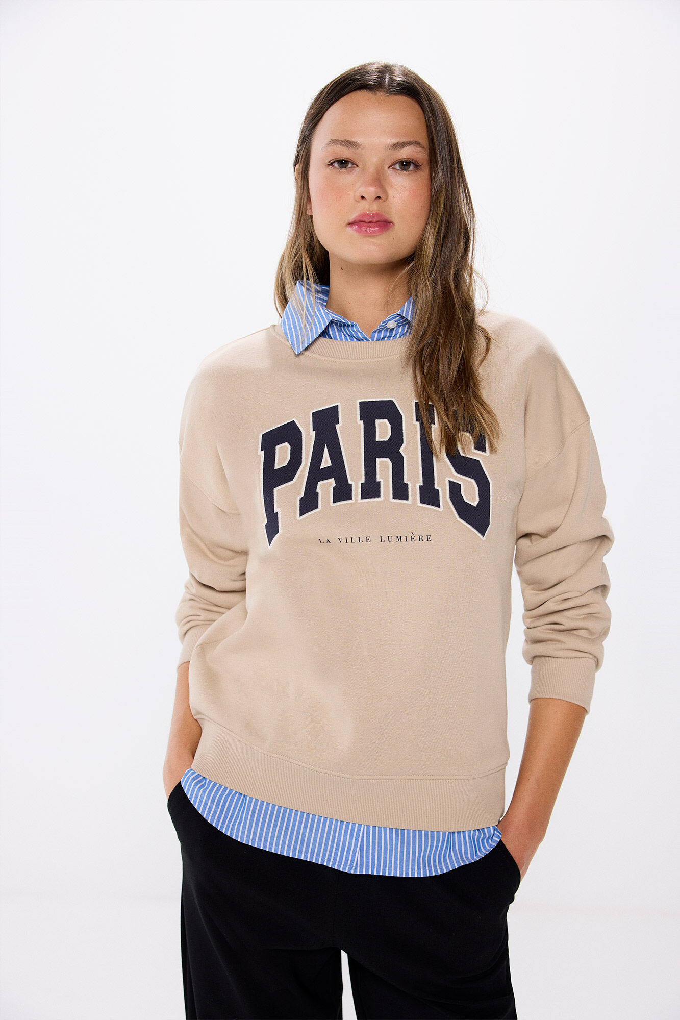 Springfield Sudadera gr&aacute;fica ciudad