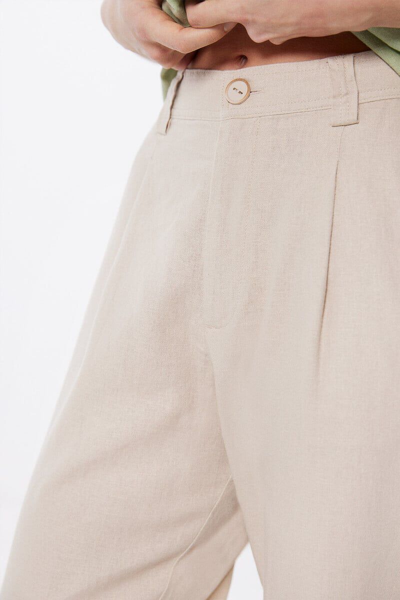 Springfield Pantal&oacute;n chino lino beige