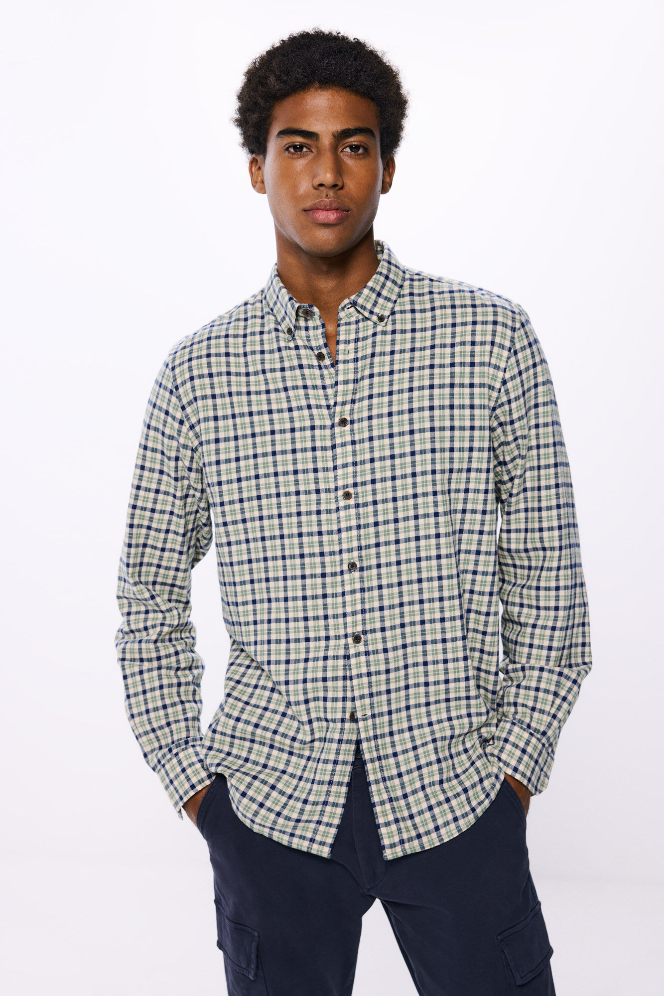 Springfield Camisa franela cuadros